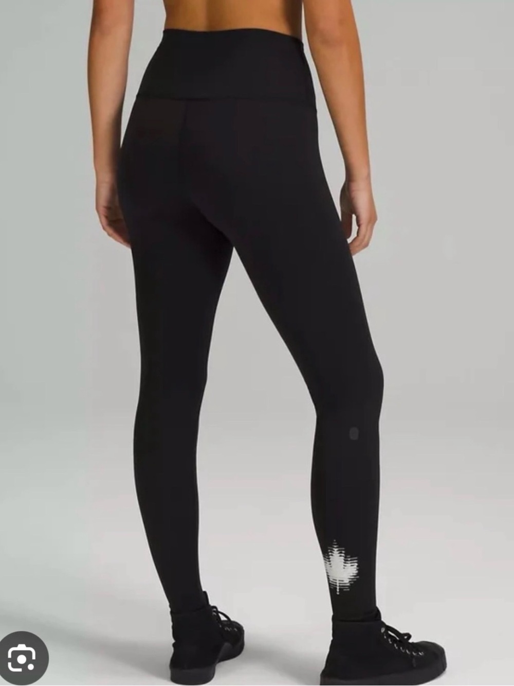 8/10 Lululemon Team Canada Wunder Train High-Rise 28" Leggings Size 18 Black